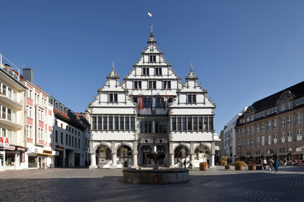 Das Rathaus in Paderborn